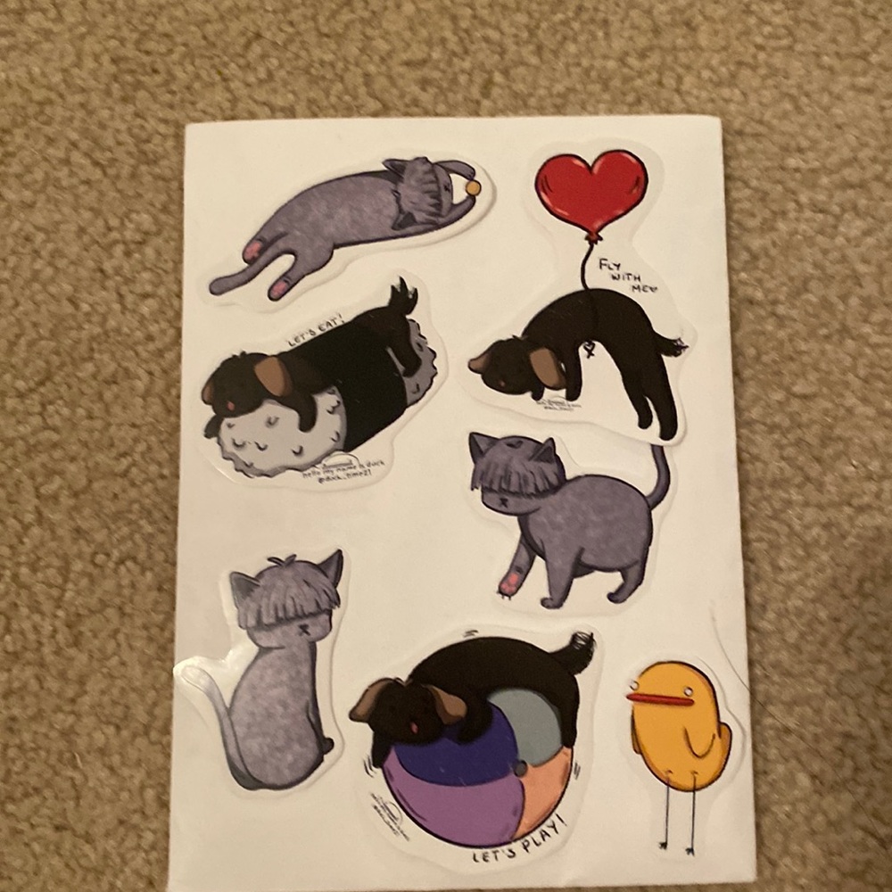 Stationary Stickers